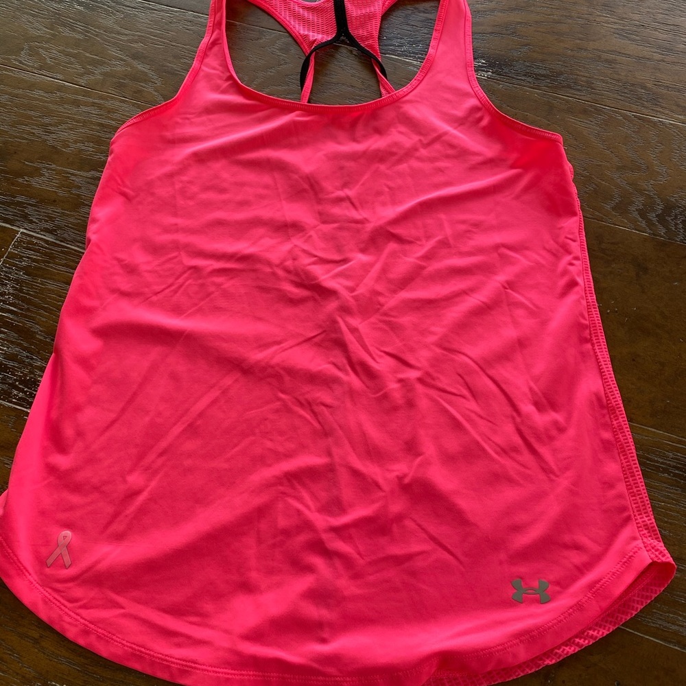 Hot Pink Under Armour Breast Cancer Tank